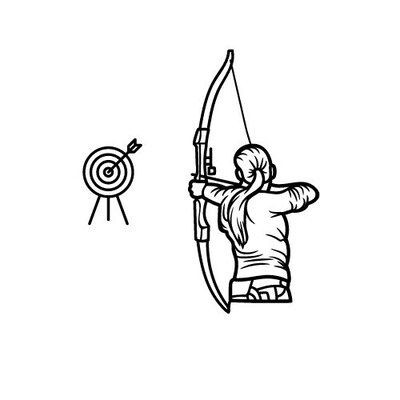 Archery Vinyl Decal - image1